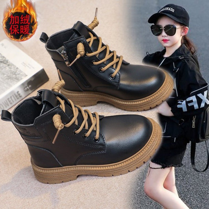 Children’s Stylish Short Martin Boots for Boys Girls
