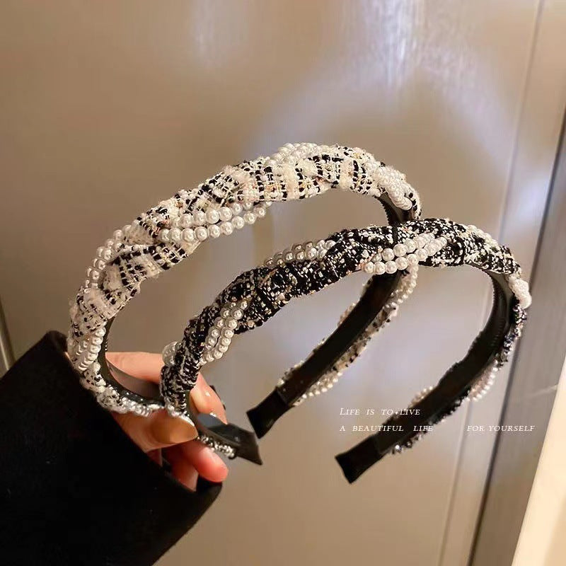 Pearl Winding Headband – Retro Chic Fragrant Style