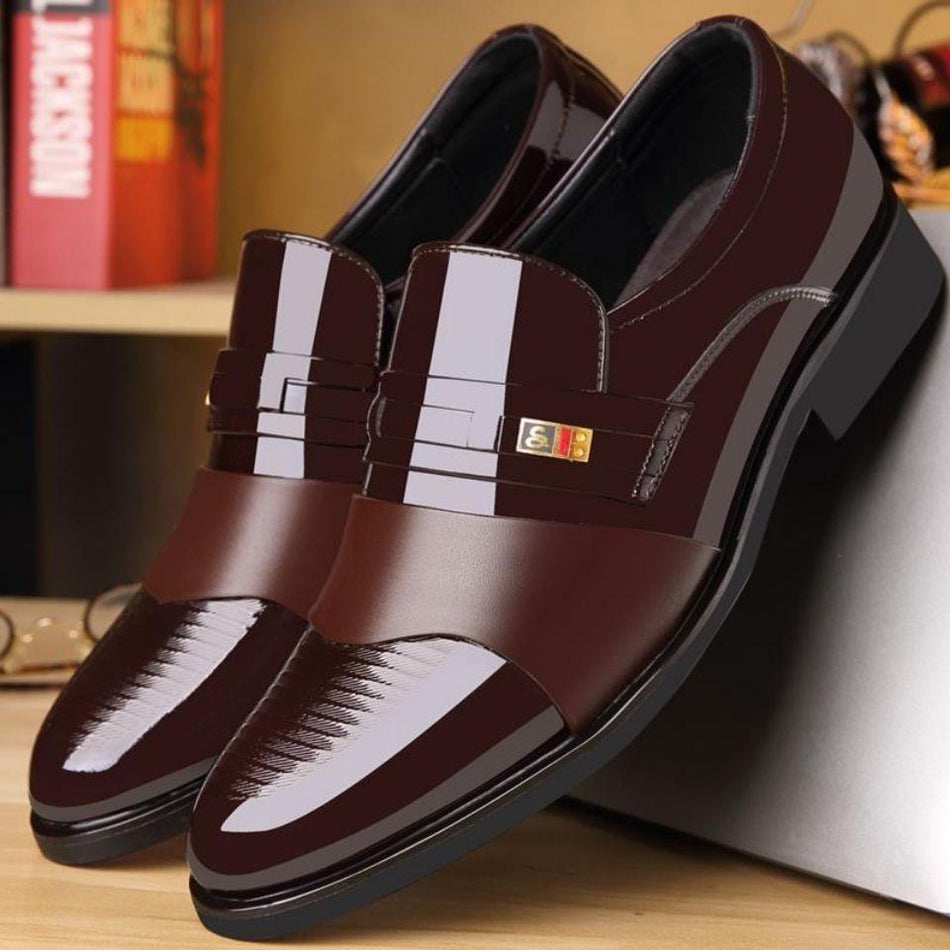 Men’s Loafers Leather Shoes Cross-Border Formal Casual