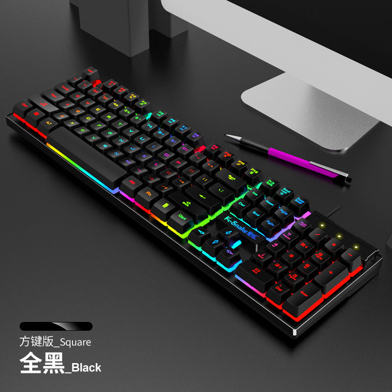 Viper K4 Wired Gaming Keyboard – Punk Luminous Mechanical