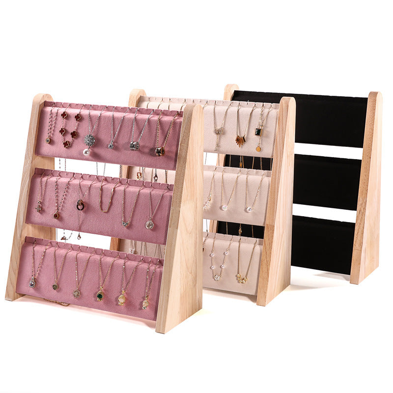 Extra-Large Three-Tier Vertical Jewelry & Necklace Display Stand