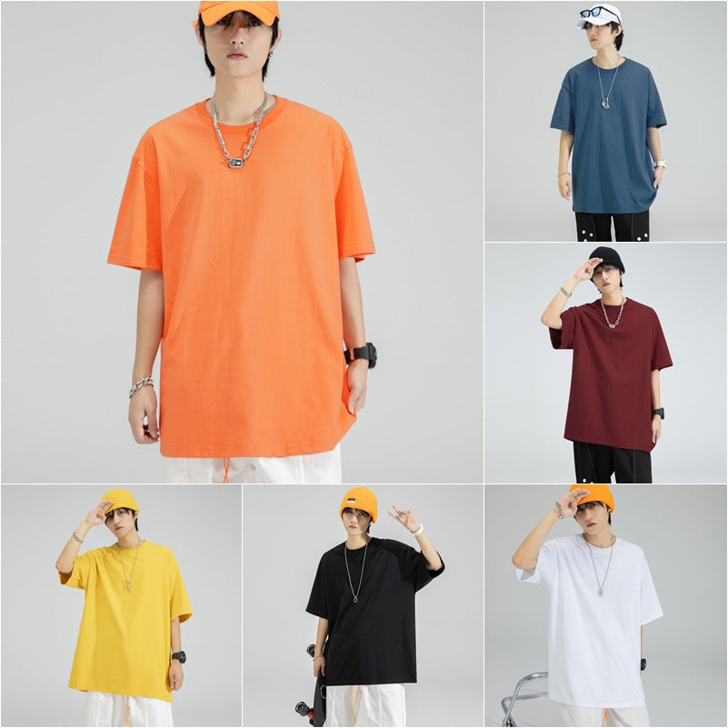 Men's Summer Korean Loose T-Shirt | Plus Size Casual Tee