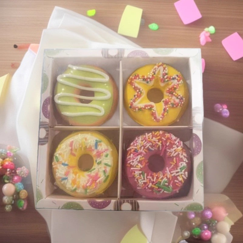 Pack of 2 Donut Bath Bomb 100g – Essential Oil Cartoon Bath Salt