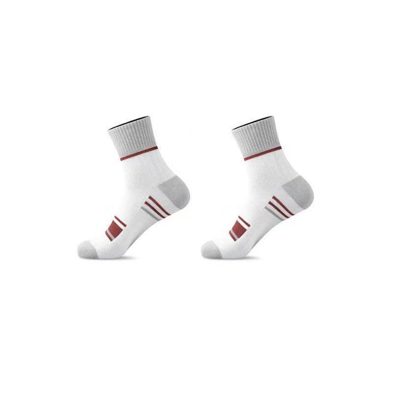 INSTOCK-Summer color-blocked stripes, breathable mid-calf