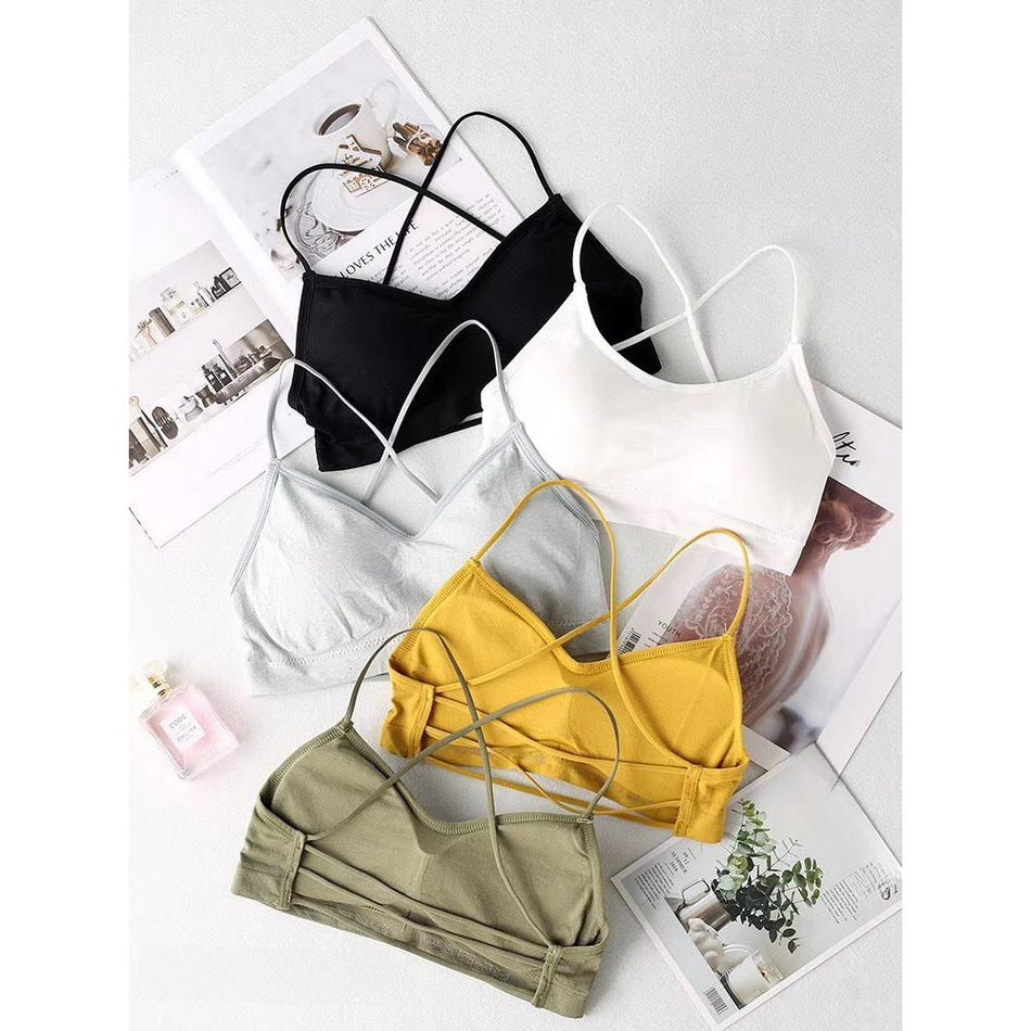 (Pack of 4)-Sexy Sling Tube Bra – Breathable & Backless Comfort