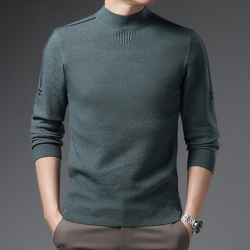 INSTOCK-Men’s Warm Cashmere Turtleneck Sweater – Winter Knit