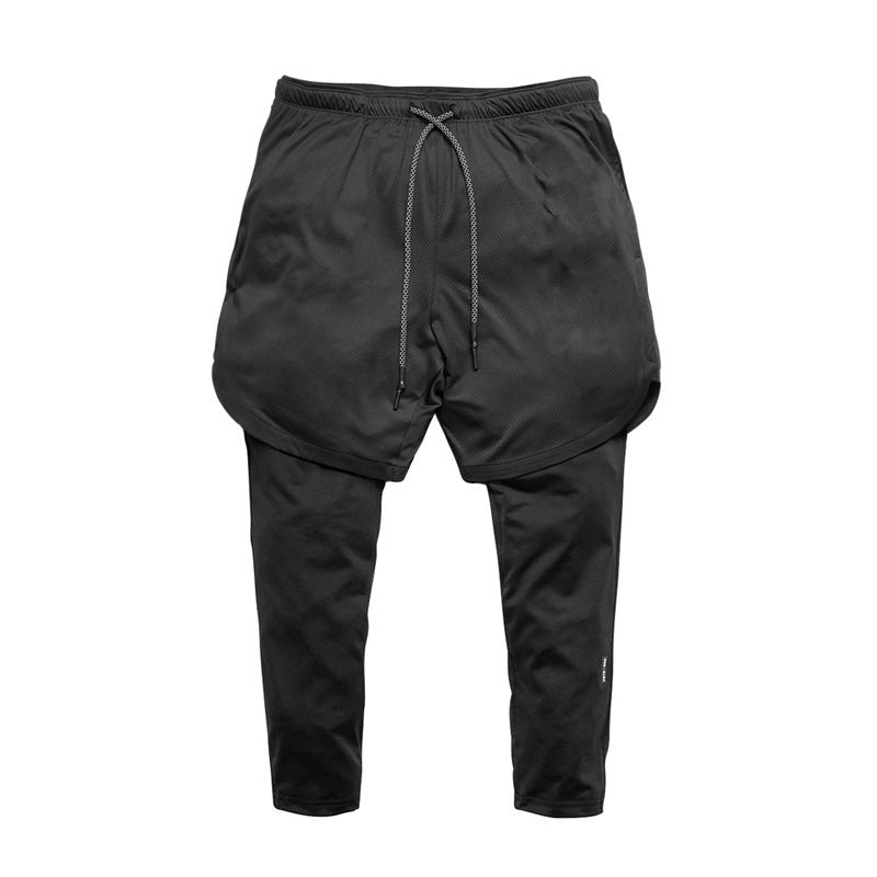 Men's Integrated 2-in-1 Compression Training Pants and