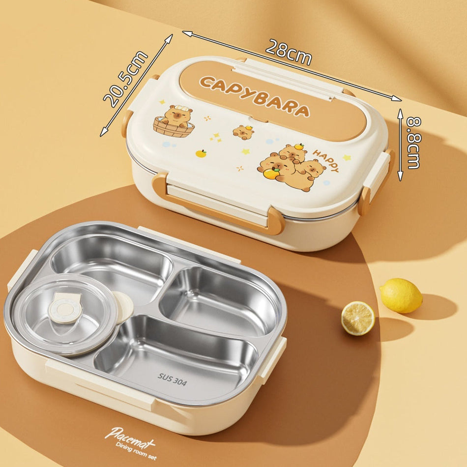 304 Stainless Steel Insulated Lunch Box – Student & Office