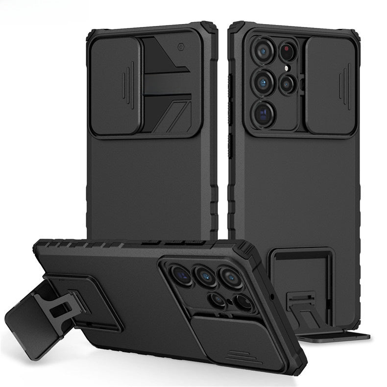 STOCK-Anti-Fall Samsung Case with Kickstand & Window