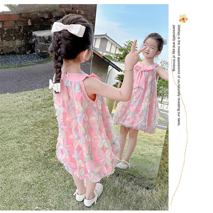 Girls' Sleeveless Princess Dress