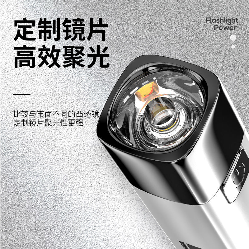 STOCK-Mini USB Rechargeable LED Flashlight