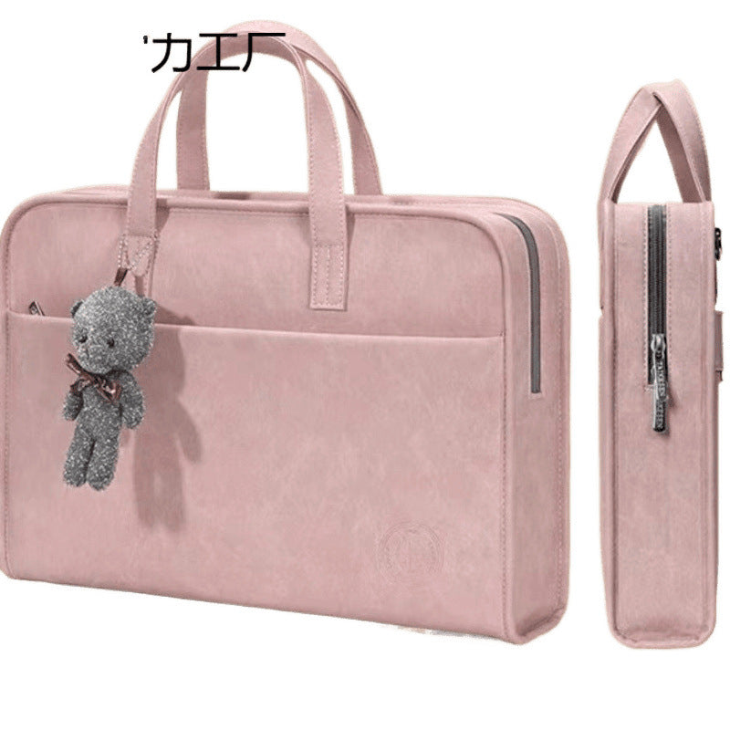 Portable Shockproof Laptop Shoulder Crossbody Bag for Apple
