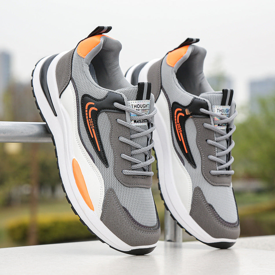 Men’s Waterproof Leather Sneakers – Stylish & Durable