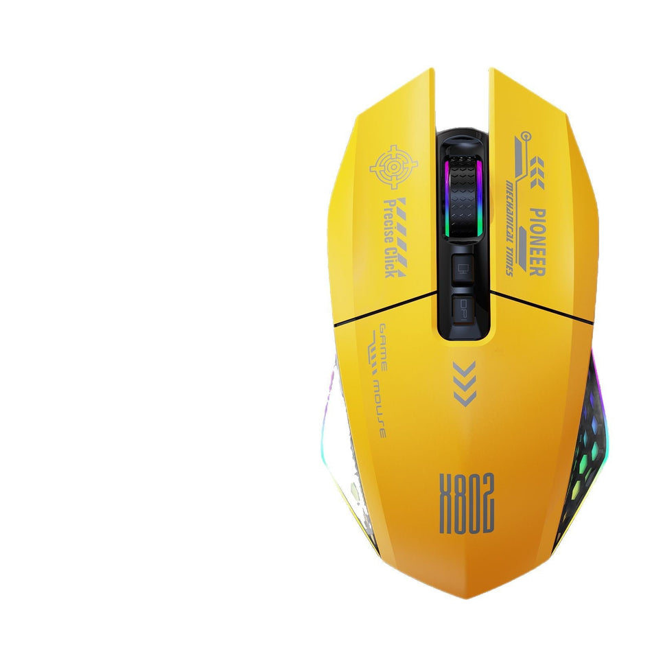 STOCK-. 802 Wired/Wireless Bluetooth Gaming Mouse – 3 Mode &