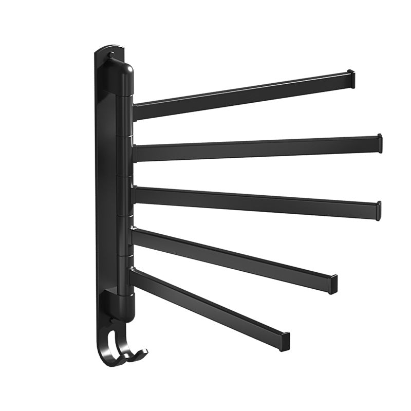 Rotatable Stainless Steel Towel Rack No-Drill Bathroom