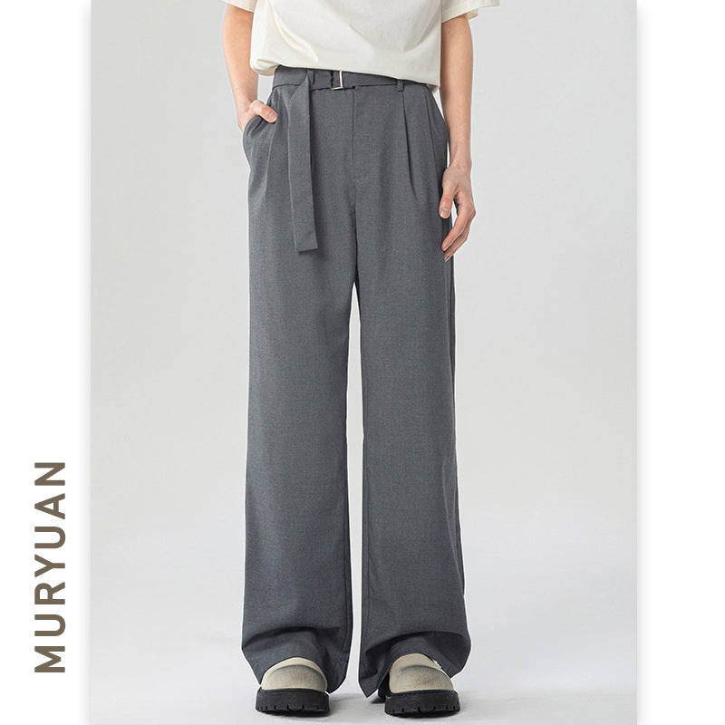 STOCK-Men’s Korean Style Wide-Leg Pants – Summer Loose Casual