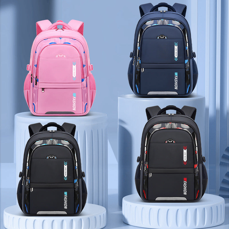 Ultra-Light Large Capacity School Backpack for Grades 4–9