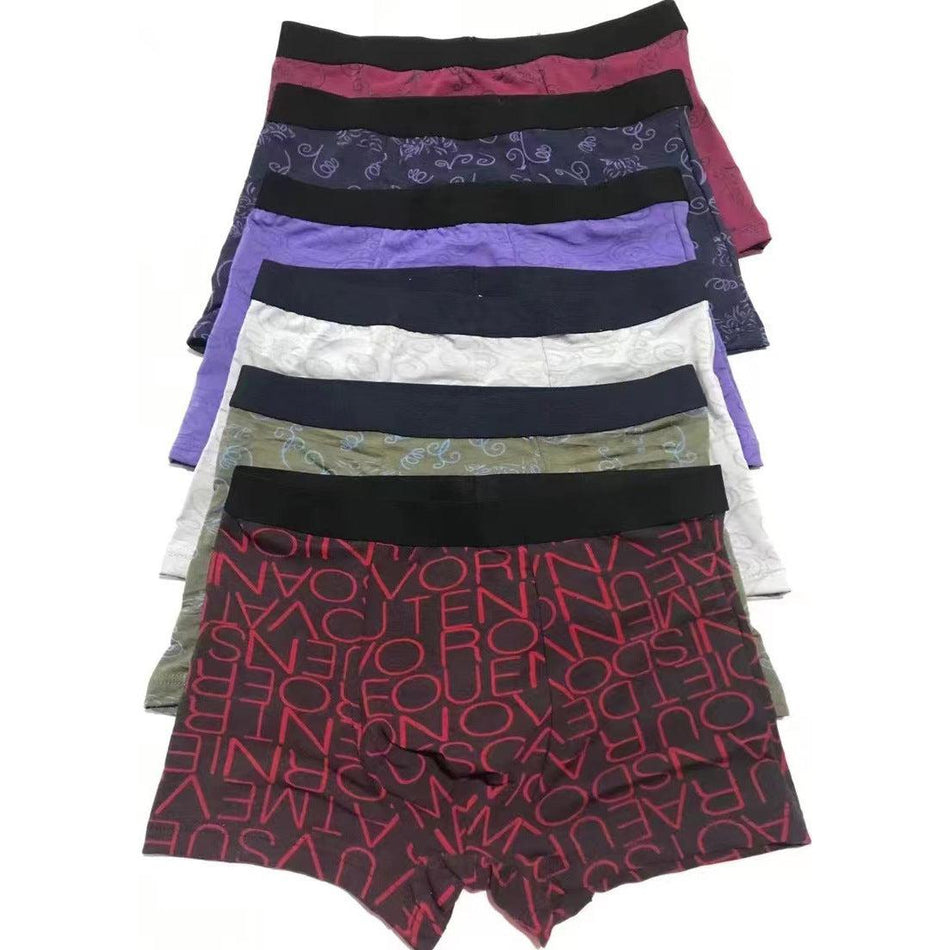 INSTOCK-(4-Pack)-Cotton Boxer Shorts Breathable & Loose Fit for