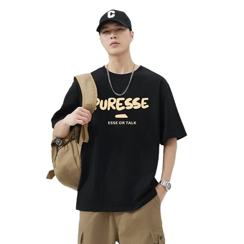 Heavy Combed Cotton T-Shirt – Men’s High Street Style