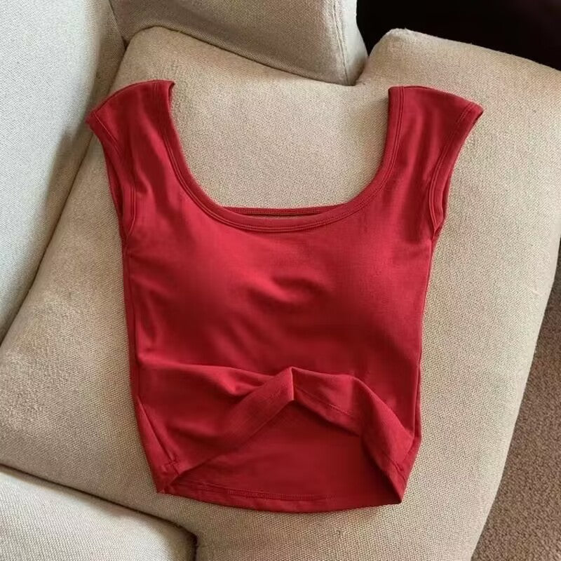 Women's Knitted Backless Camisole – Elegant & Comfy