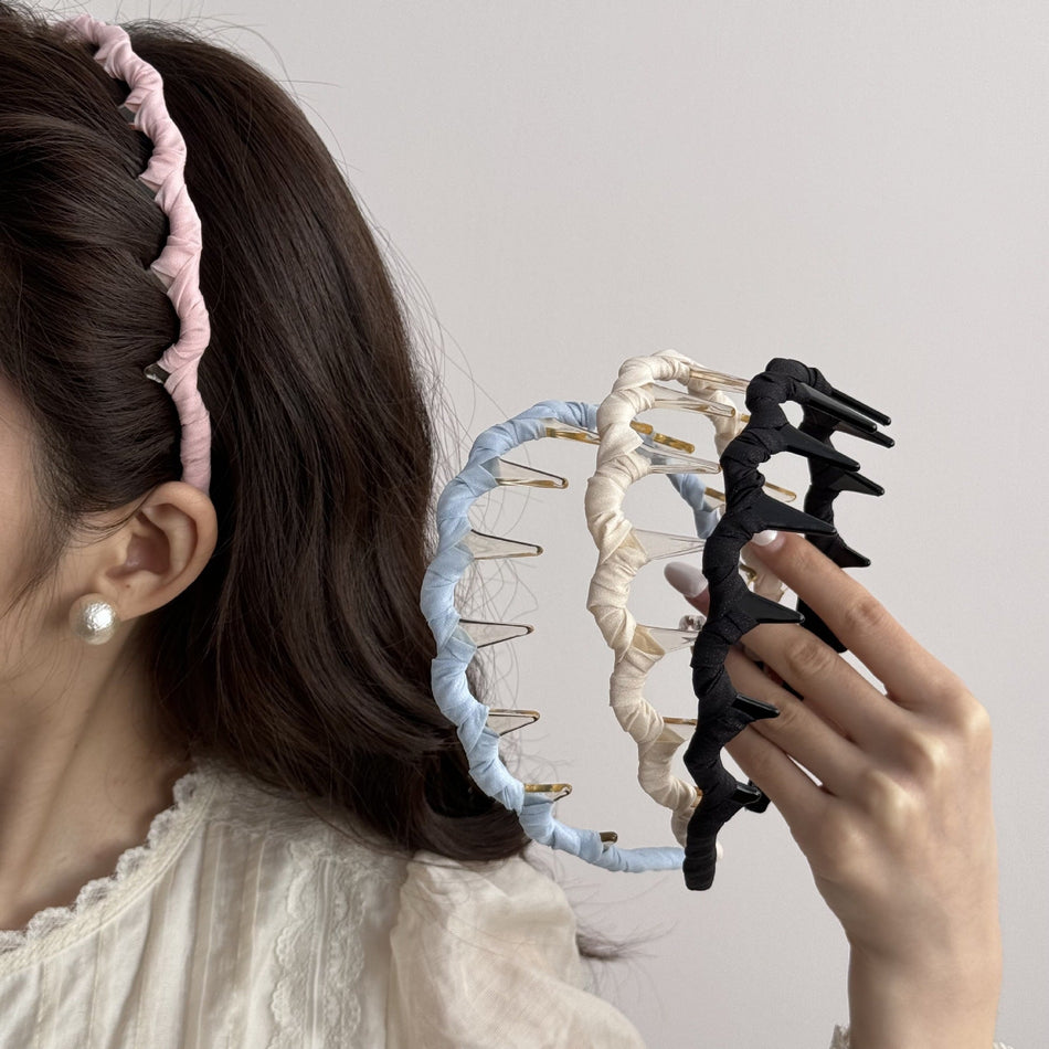 Wave Toothed Headband – 2025 High Cranial Top Hair Accessory