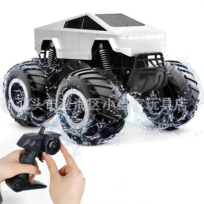 Amphibious Tesla Cyber RC Car 2.4G Off-Road Toy