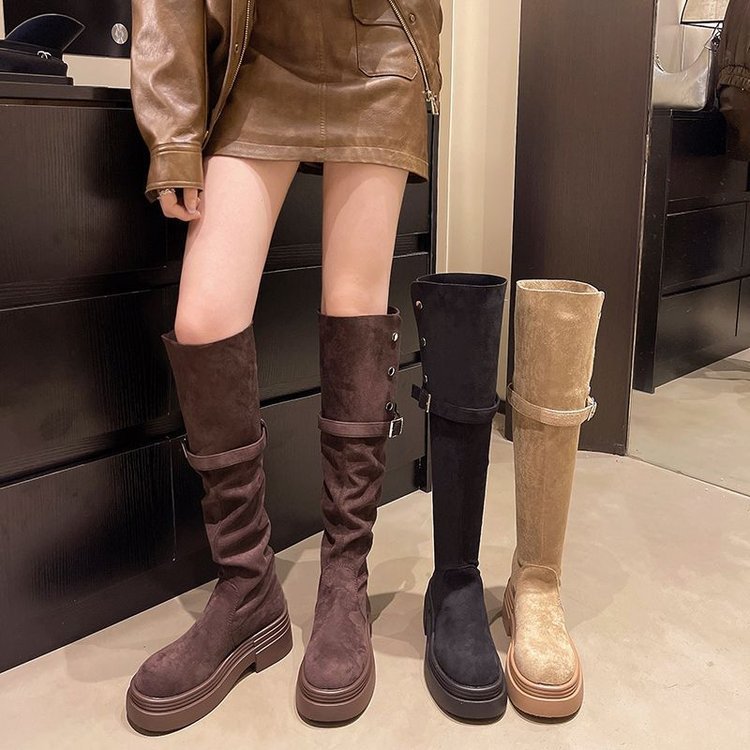 Wasteland Over-the-Knee Knight Boots – Autumn & Winter 2026
