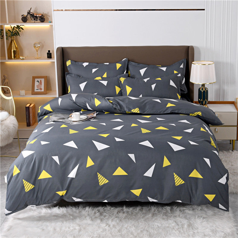 Wholesale Washed Cotton Bedding Set – Printed 3/4 Piece