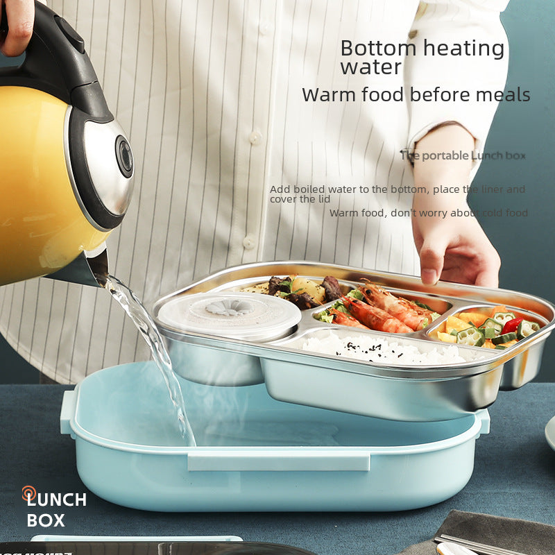 304 Steel Lunch Box – Microwaveable & Leak-Proof Bento