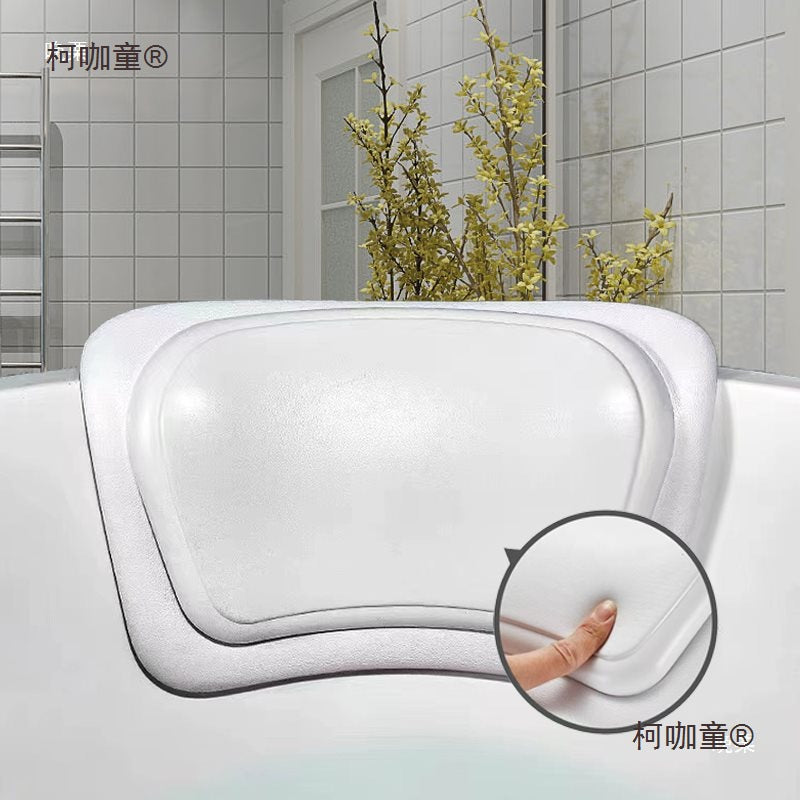 High Elastic Waterproof Bath Pillow Spa Headrest for Home