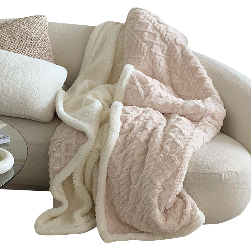 STOCK-Winter Tafel Coral Fleece Blanket – Thickened Lamb Wool