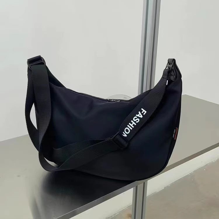 Casual Oxford Cloth Dumpling Crossbody Bag