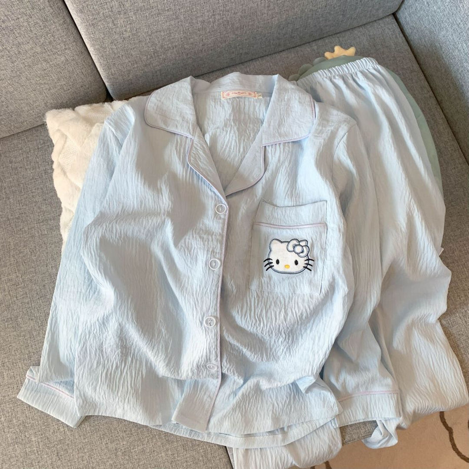 Cloud Cotton Women’s Pajama Set – Cute Long Sleeve Suit