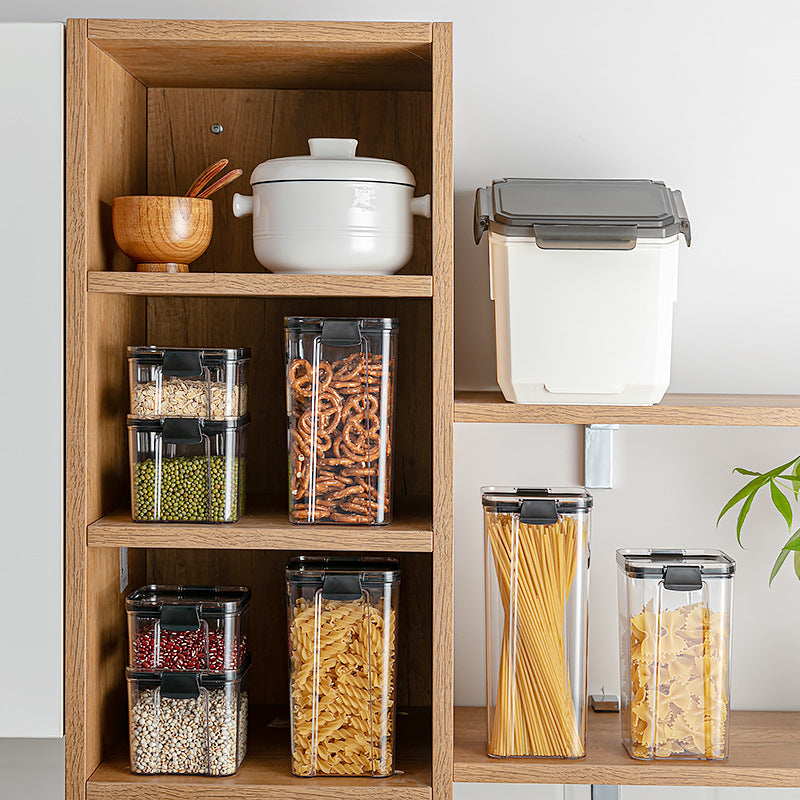 Transparent Spice and Nut Plastic Storage Jar