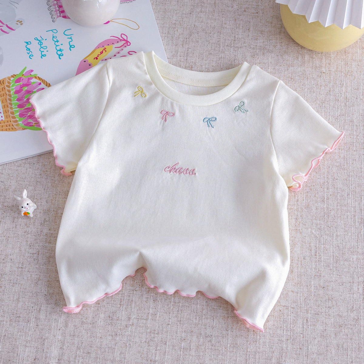 Girls Summer Short Sleeve T-Shirt – Soft Casual Top – T-Shirts – Image 9