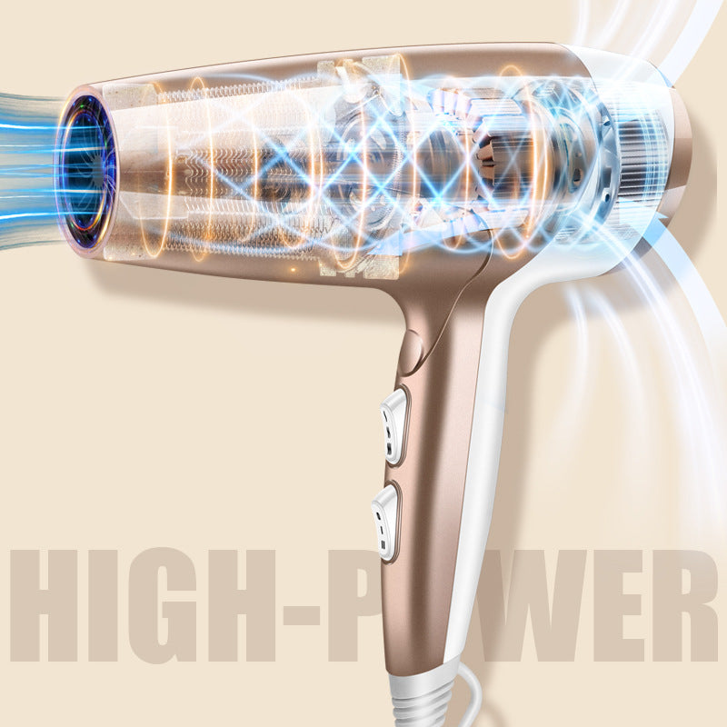 Blue Light Salon Hair Dryer – High Power, Ion Hair Care
