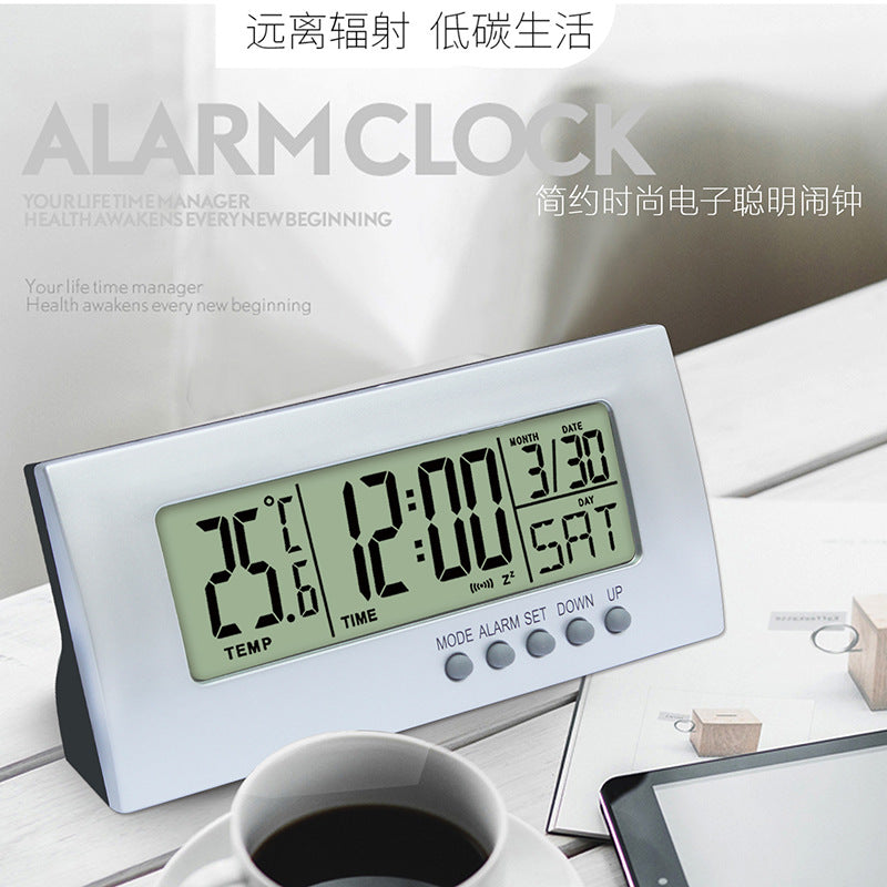 Modern Luxury Alarm Clock Bedside Desk Student Children