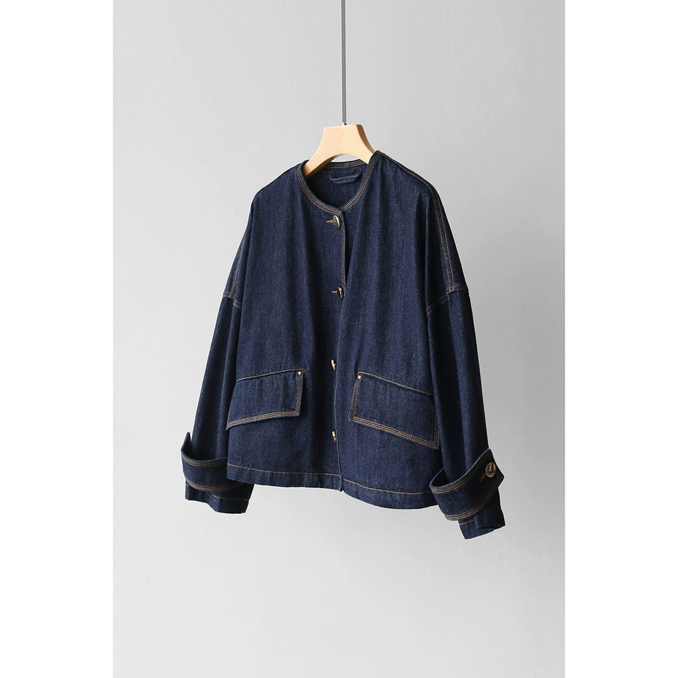 INSTOCK-Cotton Loose Denim Jacket