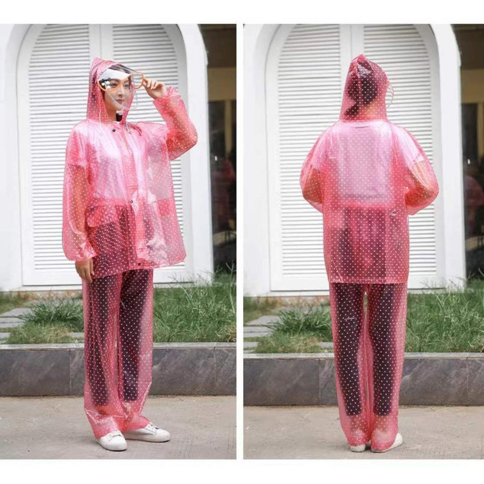 Full Body Raincoat & Pants Suit for Women