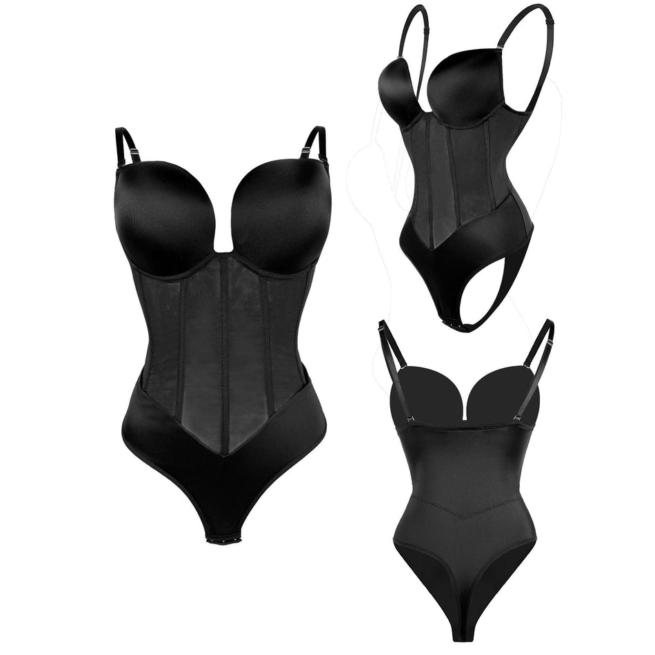 Strap One-Piece Backless Shaping Corset – Sexy & Comfortable