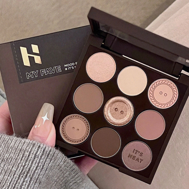 Sweetmint 9-Color Matte & Pearlescent Eye Shadow