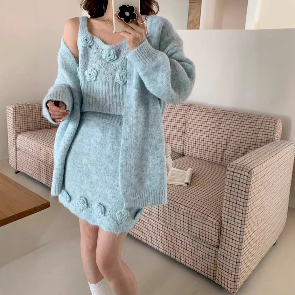Women’s 3-Piece Knitted Set