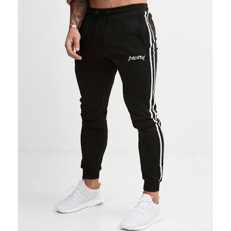 INSTOCK-Striped Summer Harem Joggers – Slim Leg Pants Men