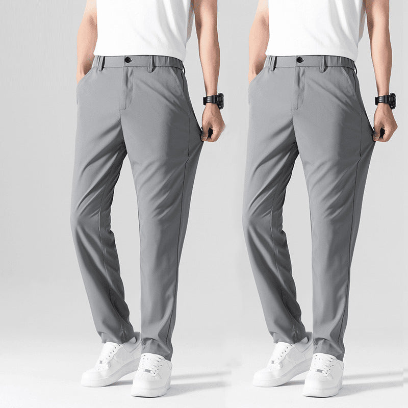 Men’s Ice Silk Business Casual Pants