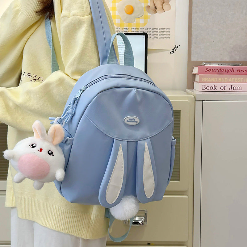 Cute Rabbit Ears Girls' Kindergarten Backpack 2024