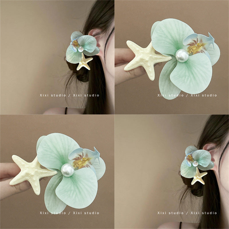 Phalaenopsis Starfish Hairpin – Seaside Resort Side Clip