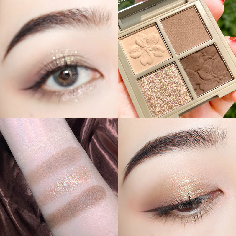 NOVO 4-Color Earth Tone Eyeshadow Palette – 5330