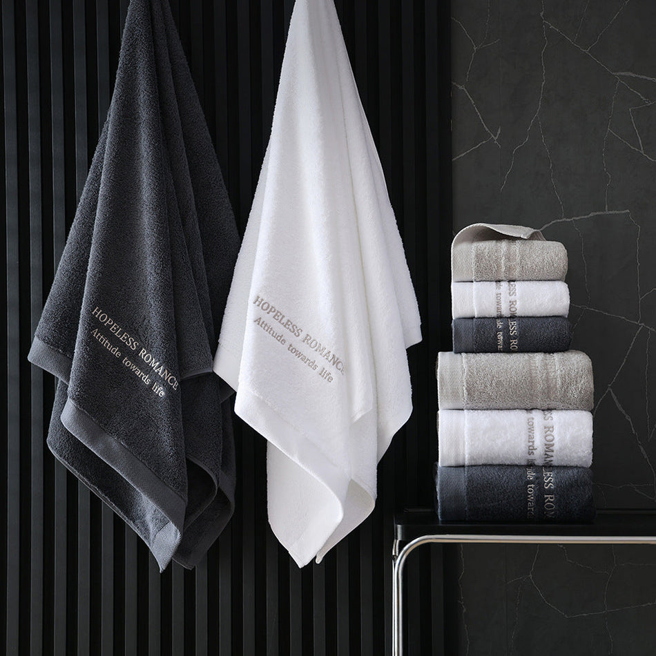 Combed Cotton Hotel Bath Towel 500g Thick & Absorbent