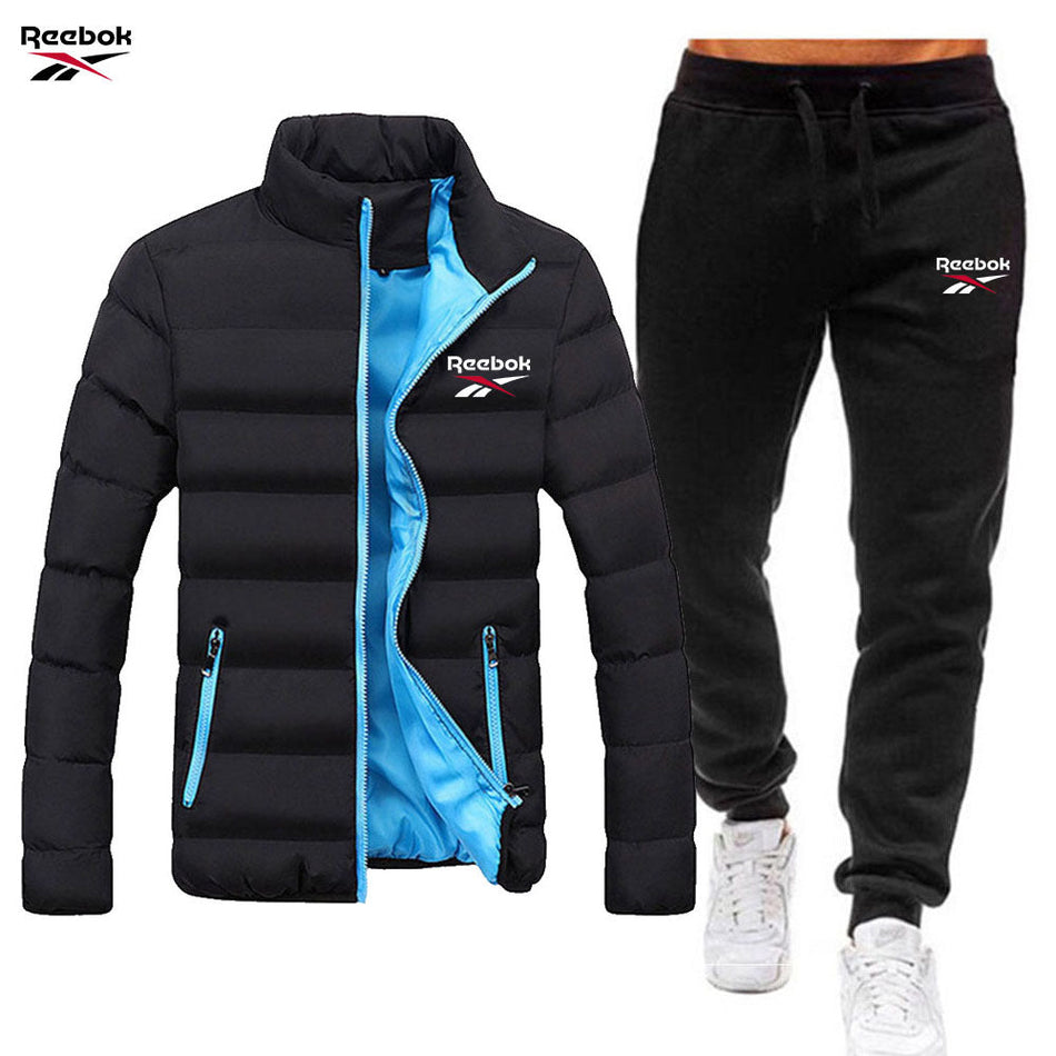 Men’s Winter Cotton-Padded Sports Jacket & Trousers