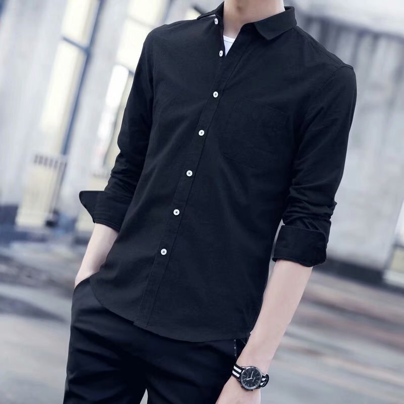 Men’s Long-Sleeved Shirt – Stylish, Comfortable & Versatile